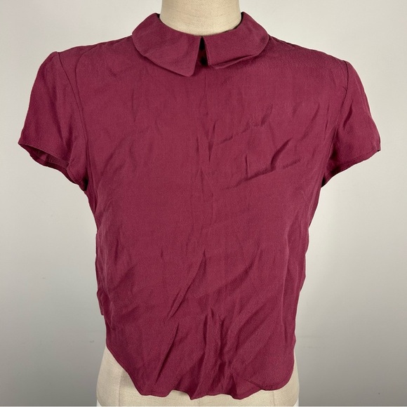 Sunday best Women's Burgundy Top XS - Picture 3 of 9